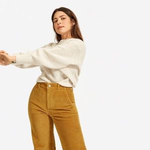 NWT Everlane The Wide Leg Corduroy Pants - 0